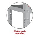 Ver imagem 7 de Estante de Estrutura Metálica com 5 Prateleiras 175cm(a)92acm(l)30cm(p) com Reforço Cinza
