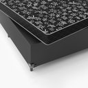 Ver imagem 7 de Cama Box Viúva + Colchão Espuma D20 - 51x128x188cm - e-Shop Casa - Couro Preto