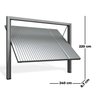 Portão Contrapeso de Aço Galvanizado com Chapa Frisada 220x240 Req: 8,7 - 2