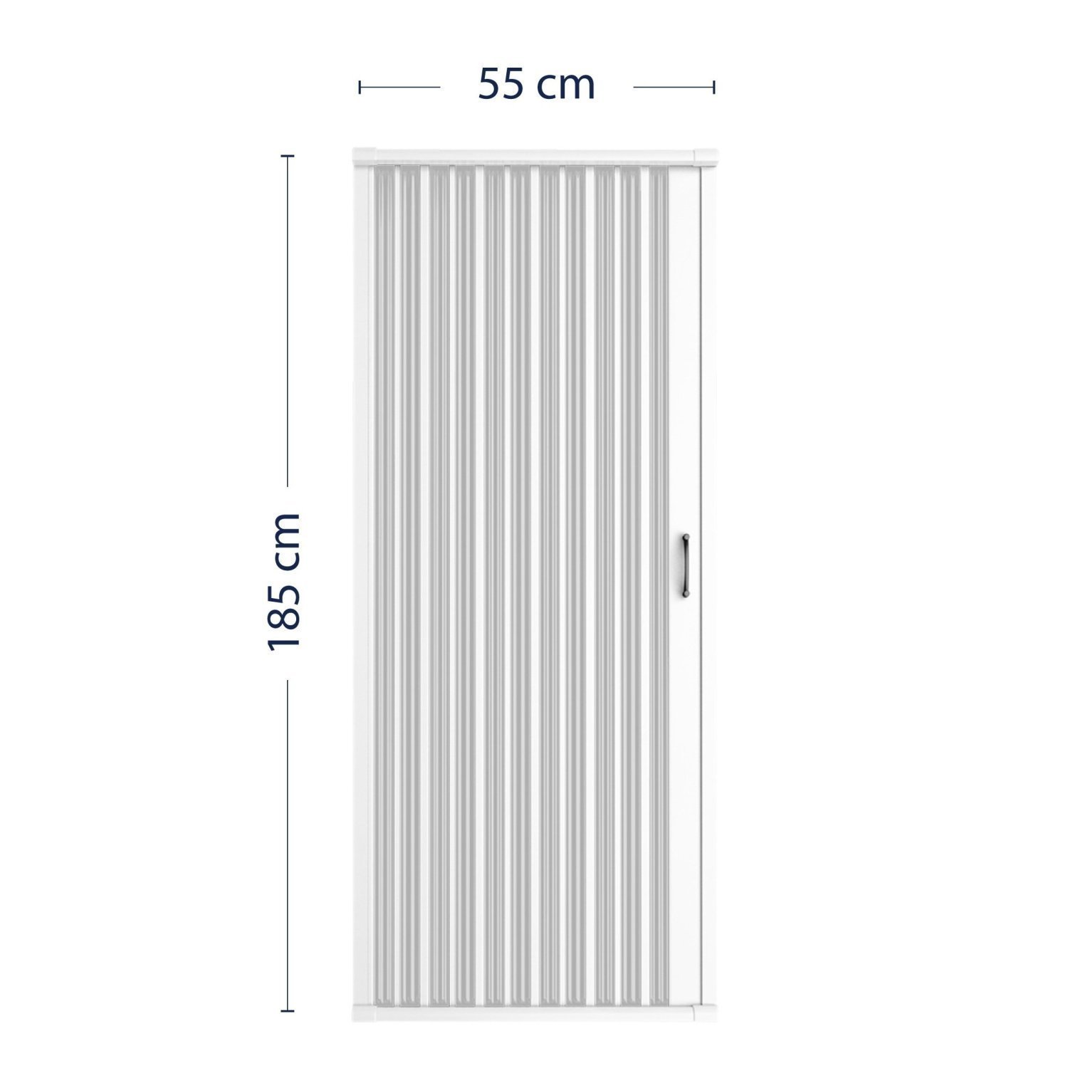 Kit Box Frontal de PVC 185x55cm Sanfonado BCF - 4