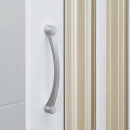 Box Para Banheiro de PVC 185x55cm Sanfonado Frontal BCF - 9
