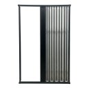 Ver imagem 3 de Box para Banheiro de PVC 185x55cm Sanfonado Frontal Bcf Preto