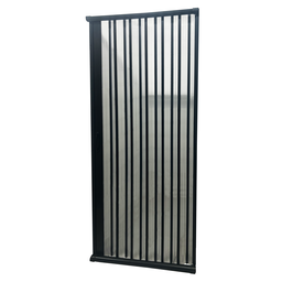 Box Para Banheiro de PVC 185x55cm Sanfonado Frontal BCF - 16