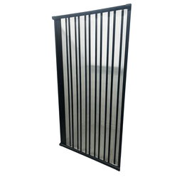 Box Para Banheiro de PVC 185x55cm Sanfonado Frontal BCF - 14