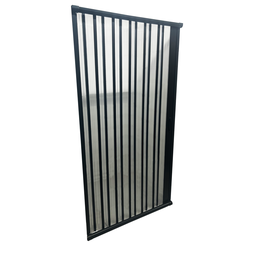 Box Para Banheiro de PVC 185x55cm Sanfonado Frontal BCF - 15