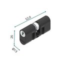 Ver imagem 3 de Fechadura Haga - Nano - Espelho 280 - Externa -21319b