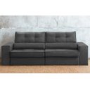 Ver imagem 1 de Sofá Retrátil e Reclinável 3 Lugares 2,10m com Molas Milão Suede Mirra Decor