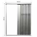 Ver imagem 4 de Box para Banheiro Sanfonado 185x145cm PVC Branco