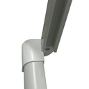 Ver mais imagens de Box para Banheiro Sanfonado 185x145cm PVC Branco