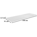 Ver imagem 2 de Tampo Para Balcao 150 cm Branco REAJL
