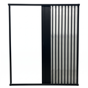 Ver imagem 3 de Box para Banheiro Sanfonado Frontal 185x145cm PVC Preto