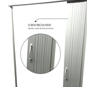 Ver imagem 7 de Box para Banheiro Sanfonado 185x115cm PVC Branco