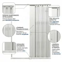 Ver imagem 6 de Box para Banheiro Sanfonado 185x115cm PVC Branco