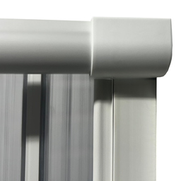 Box Para Banheiro de PVC 185x115cm Sanfonado Frontal BCF - 15