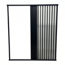 Ver imagem 4 de Box para Banheiro Sanfonado 185x115cm PVC Preto