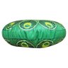 Almofada Redonda Ravi Cheia Indiana em Tons Verde 40x40cm Tecido Cor:verde - 1