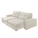 Ver imagem 5 de Sofá Gaia Linho 02 Módulos 80 Cm B25cm Meu Sofá Online A302 Linho Branco