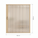 Ver imagem 5 de Box para Banheiro de PVC 185x160cm Sanfonado Frontal Bcf Marrom/Bege