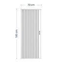 Ver imagem 5 de Box para Banheiro de PVC 185x70cm Sanfonado Frontal Bcf Marrom/Bege