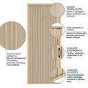 Ver imagem 6 de Box para Banheiro 185cm x 85cm em PVC Bcf Natural Bege