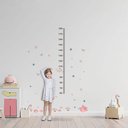 Ver imagem 1 de Régua do Crescimento Infantil Flores Rosas Menina