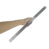 Régua Escolar Metal Aço Inox 50cm - 3