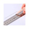 Régua Escolar Metal Aço Inox 50cm - 2