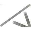 Ver imagem 1 de Régua Escolar Metal Aço Inox 50cm