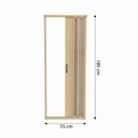 Ver imagem 5 de Box para Banheiro 185x55cm em PVC Bcf Natural Bege