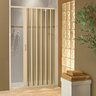 Box Para Banheiro de PVC 185x115cm Sanfonado Frontal BCF - 3