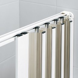 Box Para Banheiro de PVC 185x70cm Sanfonado Frontal BCF - 8