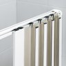 Box Para Banheiro de PVC 185x85cm Sanfonado Frontal BCF - 9