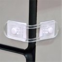 Ver imagem 4 de 12 Travas Para Gaveta e Porta de Móveis Flexíveis Bebê Prendedor Armário Segurança