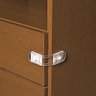 12 Travas Para Gaveta e Porta de Móveis Flexíveis Bebê Prendedor Armário Segurança - 5