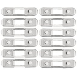 12 Travas Para Gaveta e Porta de Móveis Flexíveis Bebê Prendedor Armário Segurança - 2