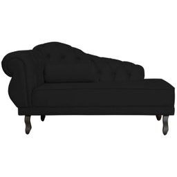 Divã Recamier Sala 150cm em Veludo Capitonê de Luxo Pés Luis Xv - 2