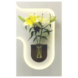 Quadro Decorativo Iluminação Led Lotus Decor Q1 Sala Hall Quarto - 2