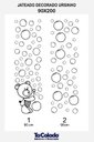 Ver imagem 2 de Adesivo Para Vidro Box Banheiro Jateado Decorado Ursinho Prova D'agua - 1,80 x 2,00m