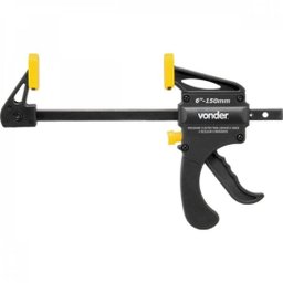 Grampo Tipo Sargento Aperto Rápido 6'' - Vonder - 3580351006 - 2