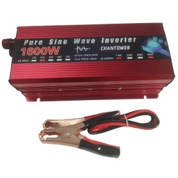 Inversor Tensão 24v 110v Onda Senoidal Pura 1600w 60hz Auto CHANTOWER Inversor de Voltagem 24V para  - 2