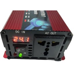 Inversor Tensão 24v 110v Onda Senoidal Pura 1600w 60hz Auto CHANTOWER Inversor de Voltagem 24V para  - 5