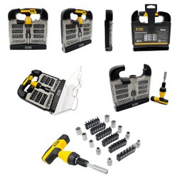B-tek - Conjunto Chave Bits e Soquetes 48 Pcs com Estojo - 3
