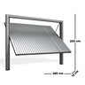 Portão Contrapeso de Aço Galvanizado com Chapa Frisada 220x265 Req:12 - 3