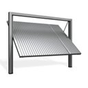 Ver imagem 2 de Portão Contrapeso de Aço Galvanizado com Chapa Frisada 220x265 Req:12