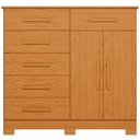 Ver imagem 6 de Cômoda Sapateira Potenza A04 6 Gavetas MDP MDF Cinamomo Lyam Decor