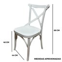 Ver imagem 6 de Cadeira X Madeira Maciça:branco