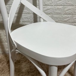 Cadeira X Madeira Maciça:branco - 5