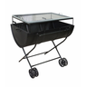 Churrasqueira Meio Tambor com Grelha e Carrinho 200L - 1
