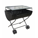 Ver imagem 1 de Churrasqueira Meio Tambor com Grelha e Carrinho 200L