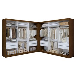 Closet Casal sem Portas 8 Gavetas Paris Duo Premium - 2